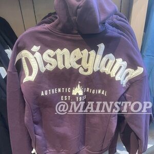 Disney Parks Disneyland Purple Zip Up Hoodie